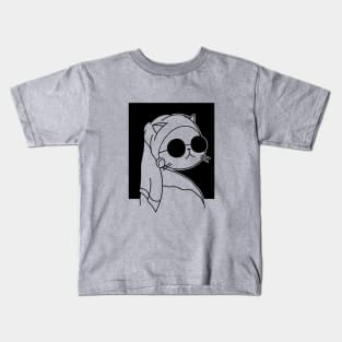 Cat portrait Kids T-Shirt